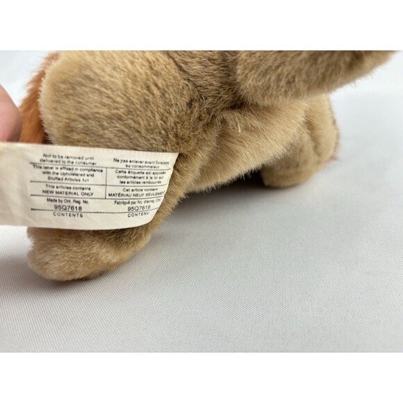 Vintage Disney Lady and the Tramp Plush Lady Laying Down Pink Bow Stuffed Animal - Picture 10 of 12